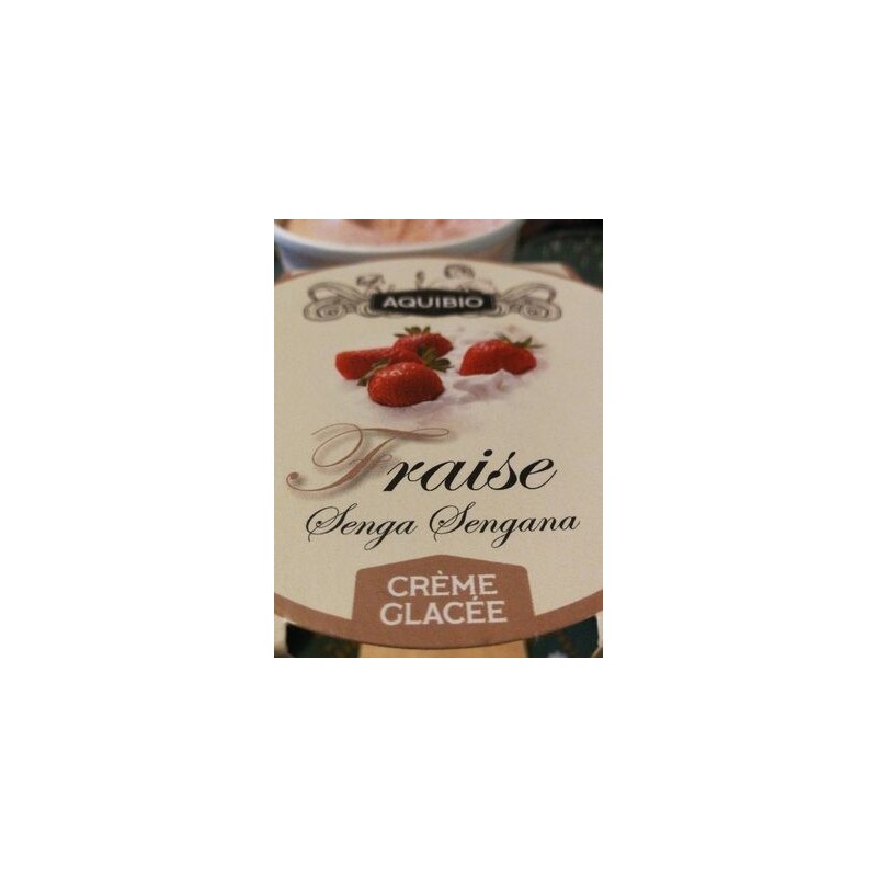 CREME GLACEE FRAISE AQUIBIO CREME GLACEE FRAISE AQUIBIO