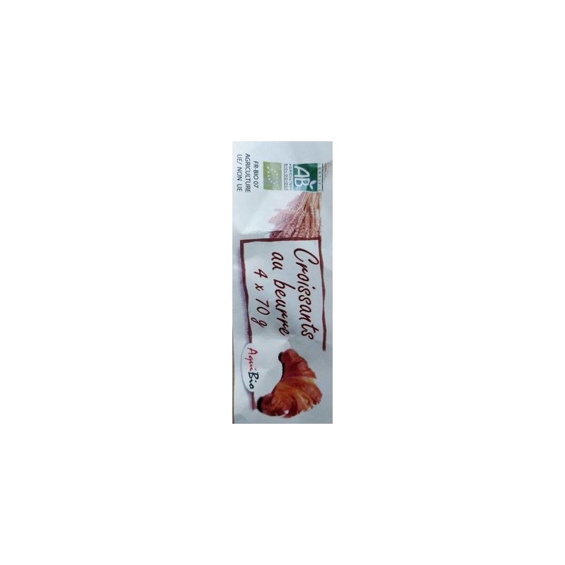 CROISSANTS AU BEURRE 4X70 G A CROISSANTS AU BEURRE 4X70 G A