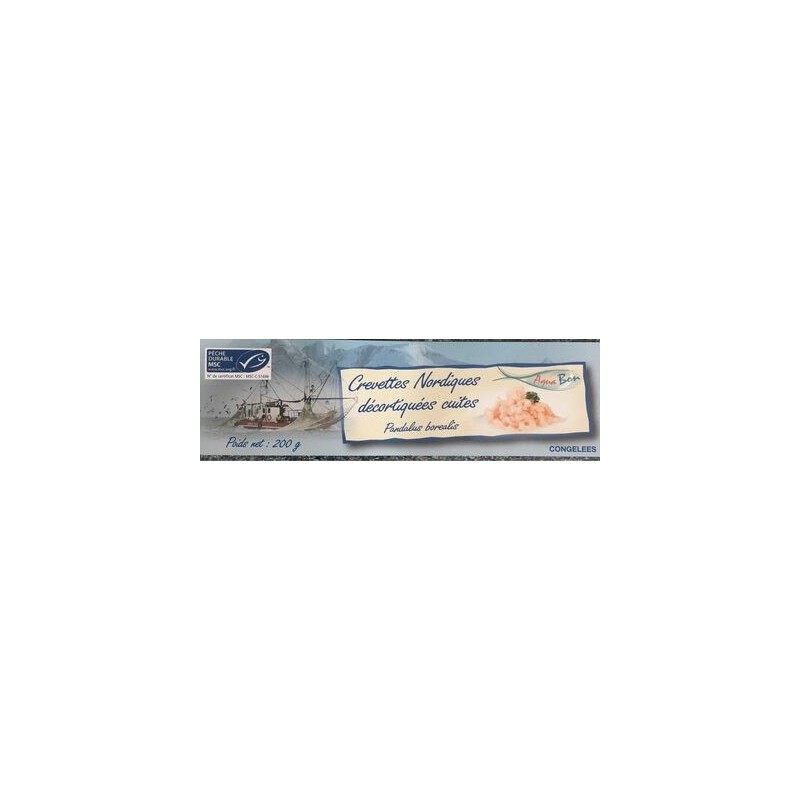 CREVETTES DECORTIQUEES 200G AQ CREVETTES DECORTIQUEES 200G AQ