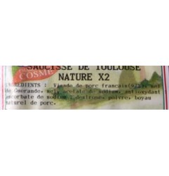 SAUCISSE DE TOUL