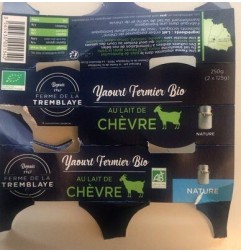 YAOURT CHEVRE NATURE BIO X2 PO
