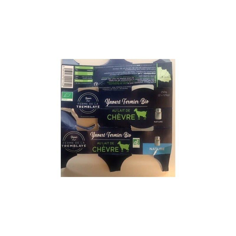 YAOURT CHEVRE NATURE BIO X2 PO YAOURT CHEVRE NATURE BIO X2 PO