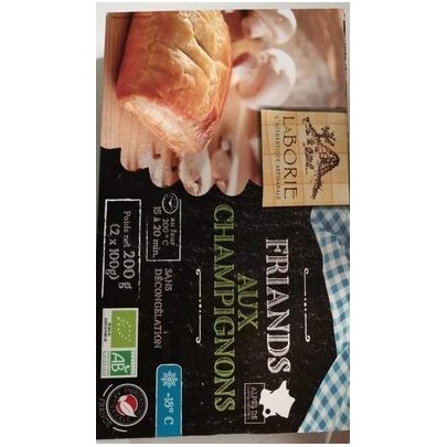 FRIANDS AUX CHAMPIGNONS AQUIBI