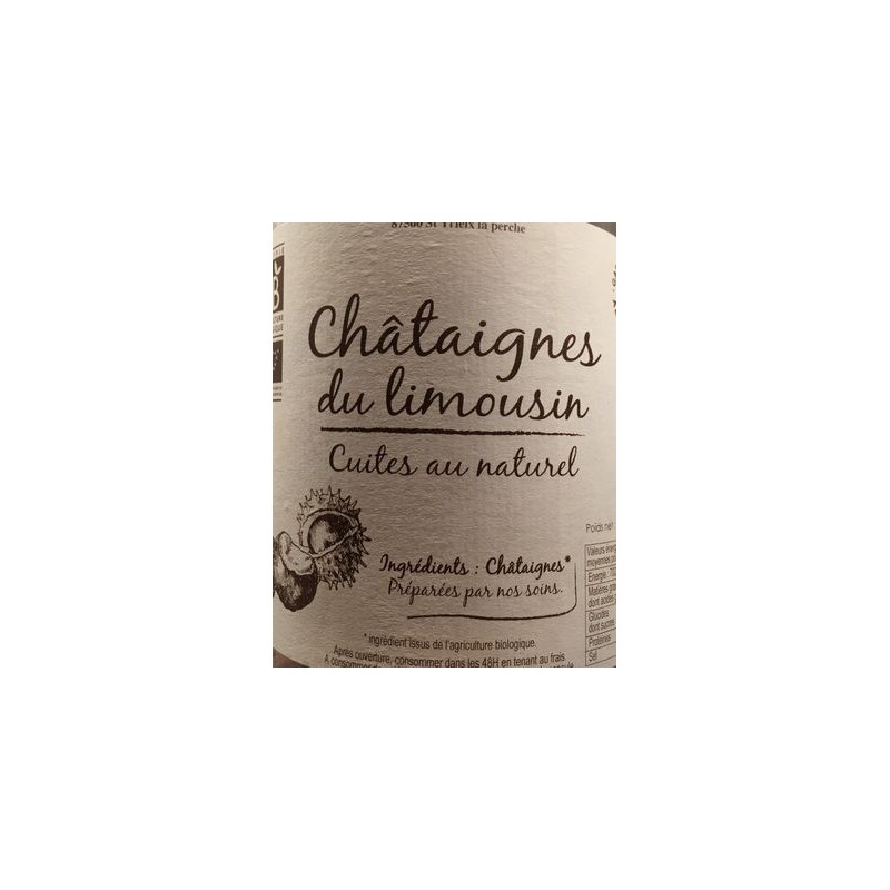 CHATAIGNES CUITES 500G
