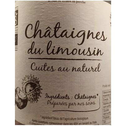 CHATAIGNES CUITES 500G