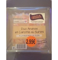 DUO ANANAS ET CAROTTE AU SURIM
