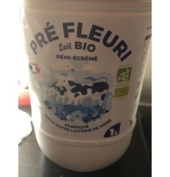 LAIT DEMI-ECREME UHT PRE FLEUR