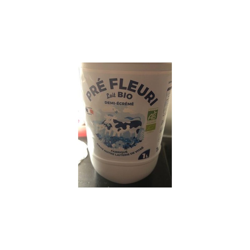 LAIT DEMI-ECREME UHT PRE FLEUR LAIT DEMI-ECREME UHT PRE FLEUR