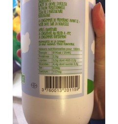 LAIT ENTIER CHEV