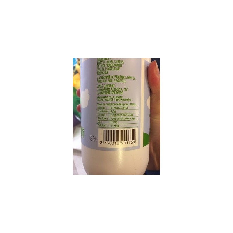 LAIT ENTIER CHEV LAIT ENTIER CHEV