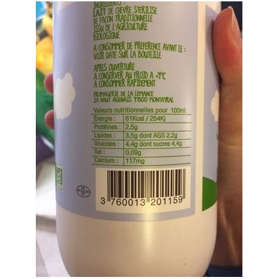 LAIT ENTIER CHEV