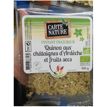 QUINOA AUX CHATAIGNES ET FRUIT