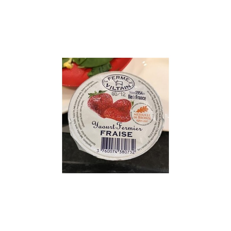YAOURTS FRAISE 1 YAOURTS FRAISE 1
