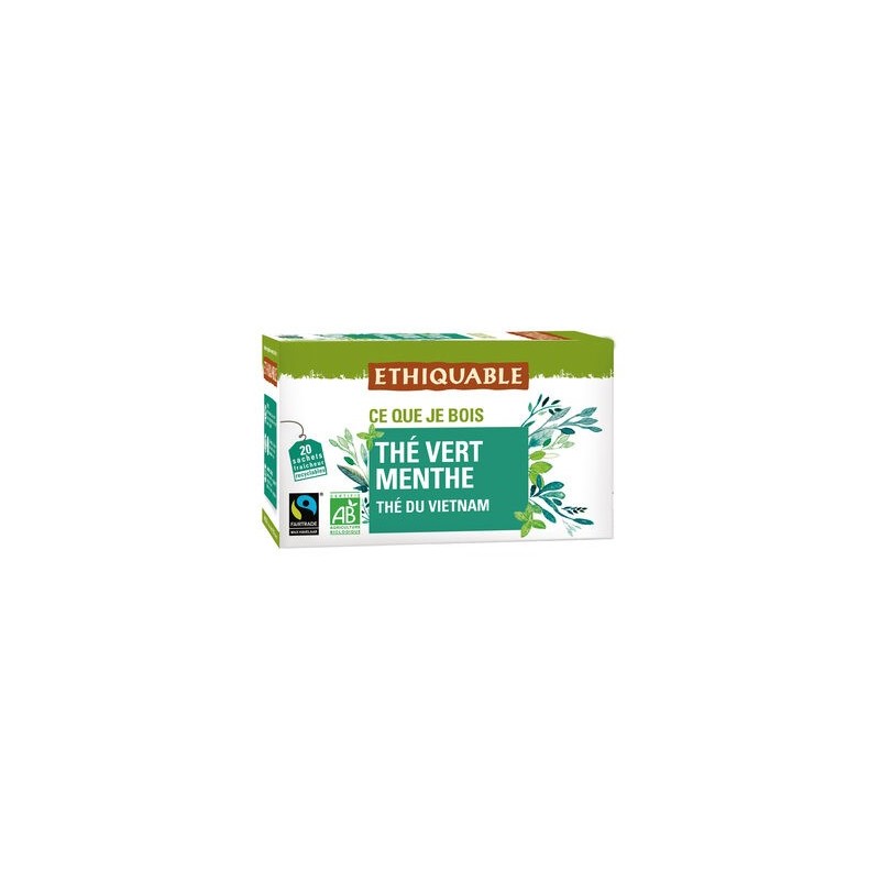 THE VERT MENTHE BIO 20 SACHETS THE VERT MENTHE BIO 20 SACHETS