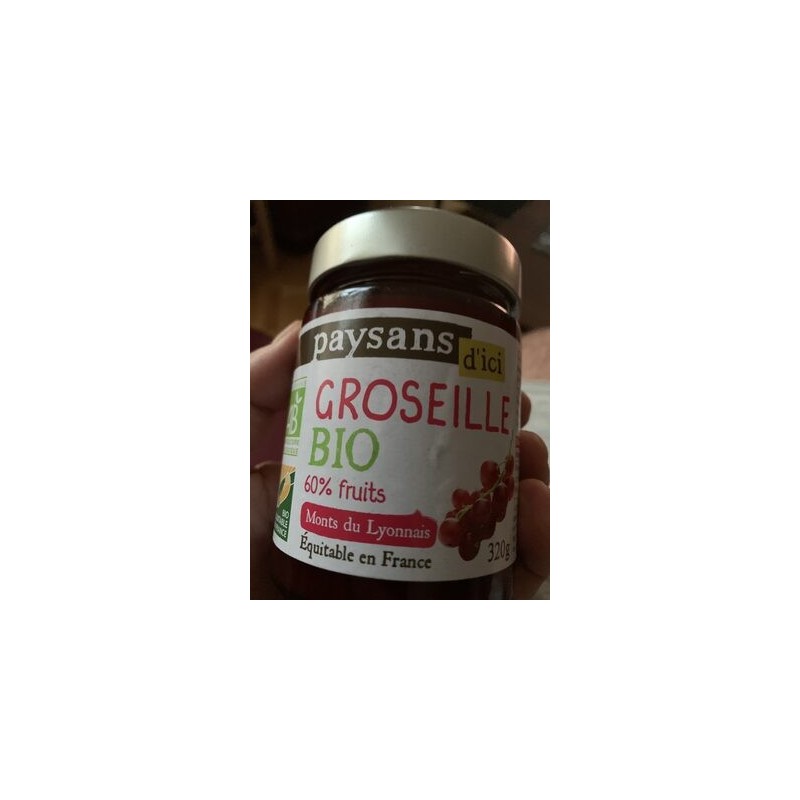 CONFITURE GROSEILLE BIO 320G CONFITURE GROSEILLE BIO 320G