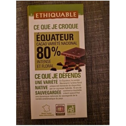 CHOCOLAT NOIR 80