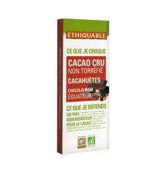 CHOCOLAT CRU NOIR CACAHUETE BI