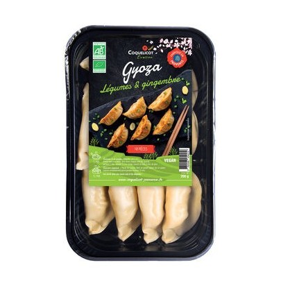 GYOZA LEGUMES ET GINGEMBRE