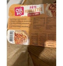 PATE FEUILLETEE PUR BEURRE A T