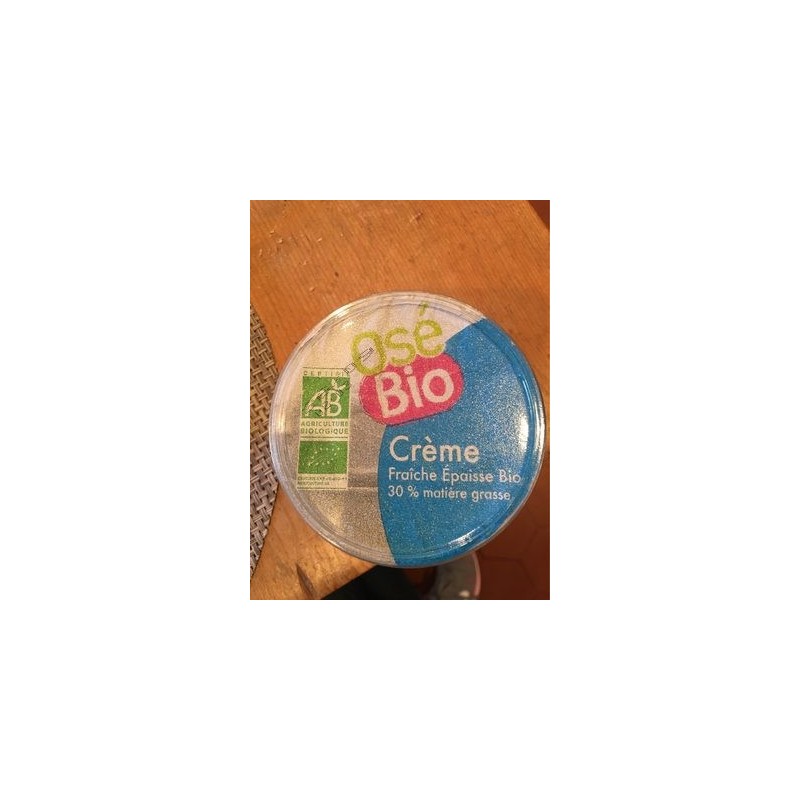 CREME FRAICHE EPAISSE, 30 % MG CREME FRAICHE EPAISSE, 30 % MG