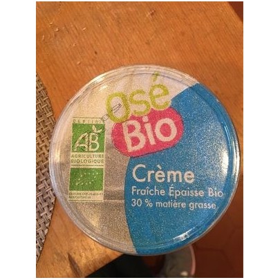 CREME FRAICHE EPAISSE, 30 % MG