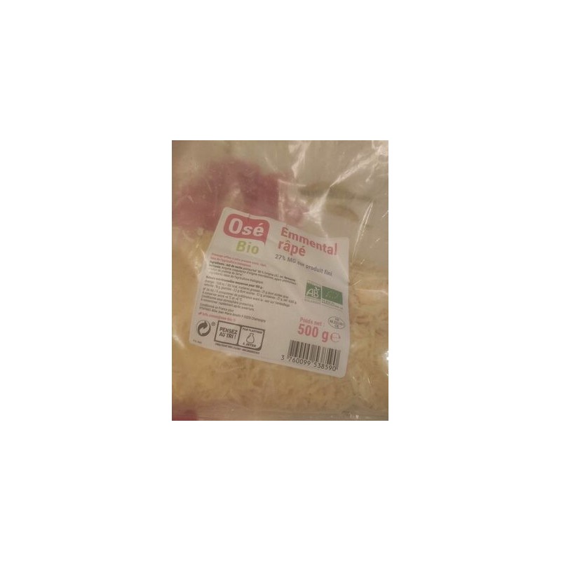 EMMENTAL RAPE AU LAIT PASTEURI EMMENTAL RAPE AU LAIT PASTEURI