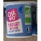 YAOURT NATURE AU LAIT ENTIER O YAOURT NATURE AU LAIT ENTIER O