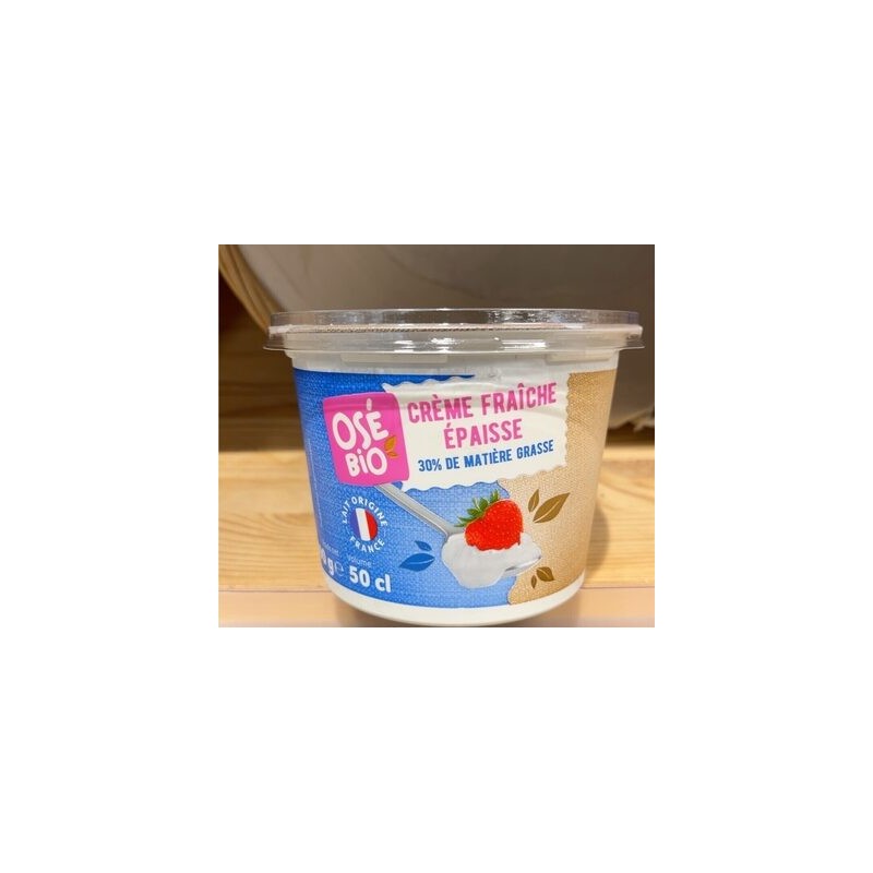 CREME FRAICHE EPAISSE, 30 % MG CREME FRAICHE EPAISSE, 30 % MG