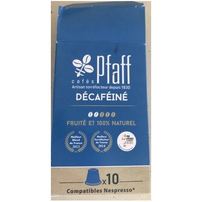 CAPSULE DECAFEINE X10