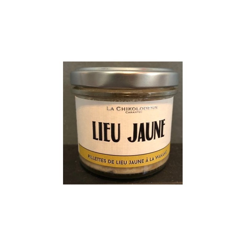 RILLETTES DE LIEU JAUNE 90G RILLETTES DE LIEU JAUNE 90G
