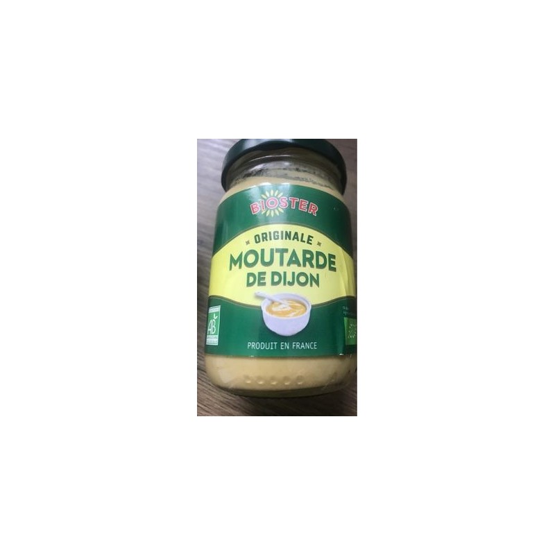 MOUTARDE DE DIJON BIOSTER 200G MOUTARDE DE DIJON BIOSTER 200G