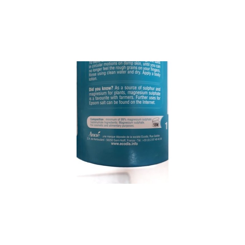 SEL D EPSOM 1KG SEL D EPSOM 1KG