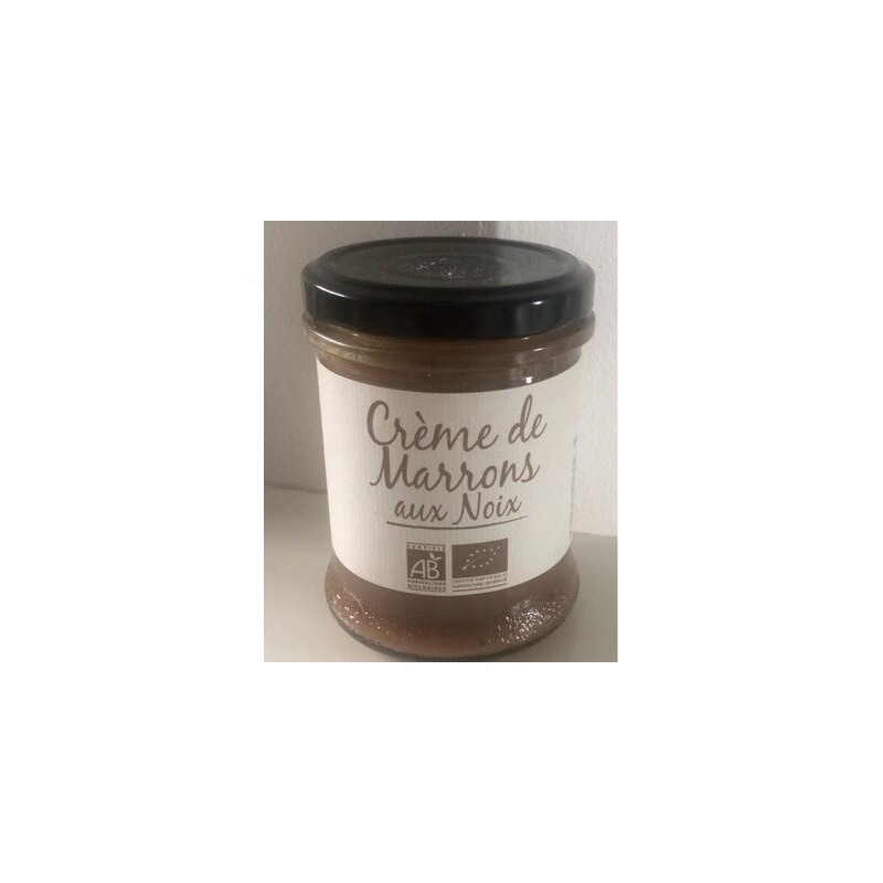 CREME DE MARRONS AUX NOIX 200G CREME DE MARRONS AUX NOIX 200G