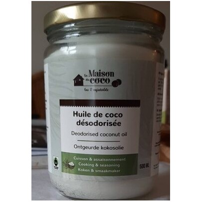 HUILE DE COCO DESODORISEE 500