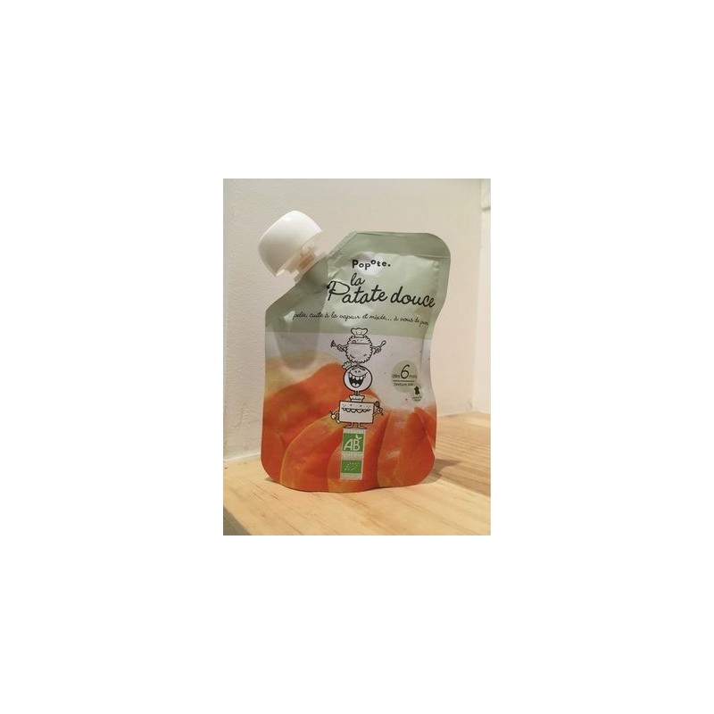 GOURDE PUREE PATATE DOUCE BIO GOURDE PUREE PATATE DOUCE BIO