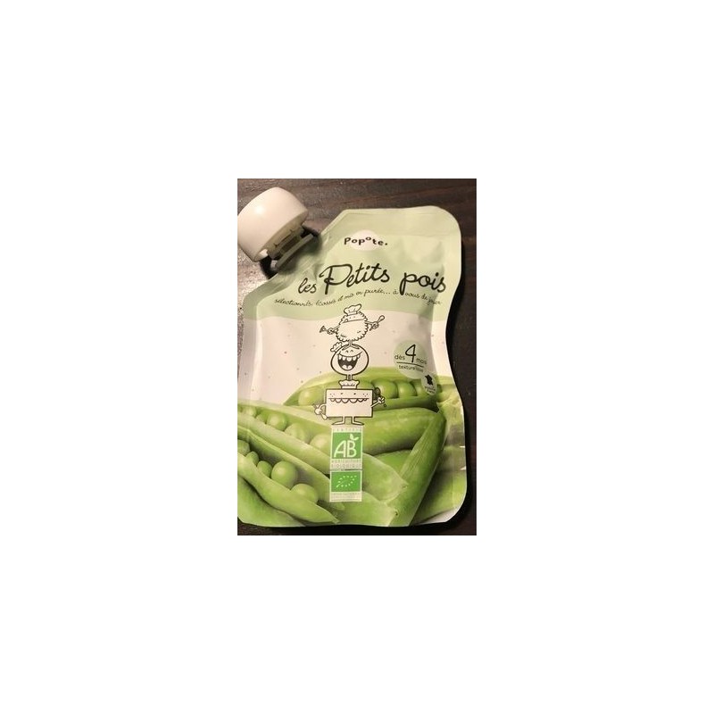 GOURDE COMPOTE PETITS POIS BIO