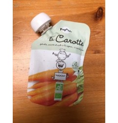 GOURDE COMPOTE CAROTTE BIO  12