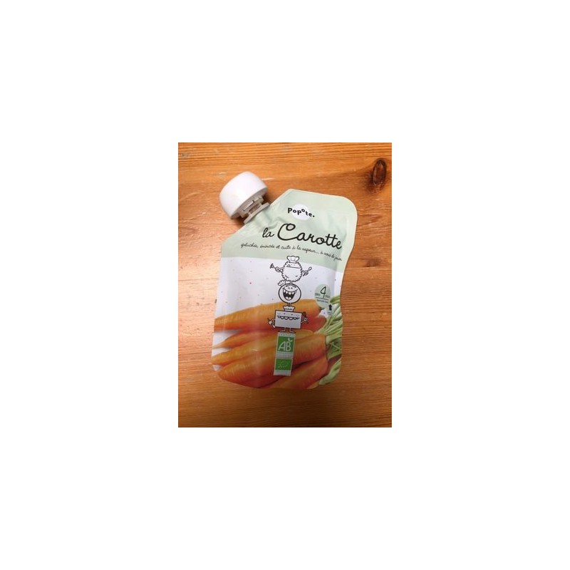 GOURDE COMPOTE CAROTTE BIO  12