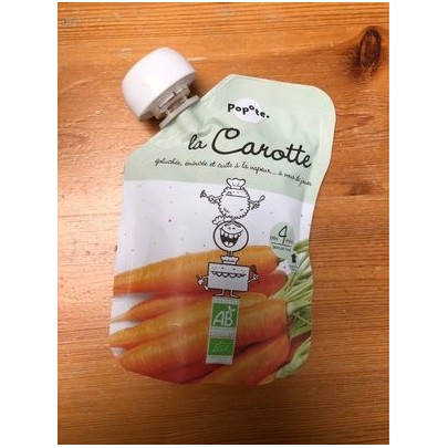 GOURDE COMPOTE CAROTTE BIO  12