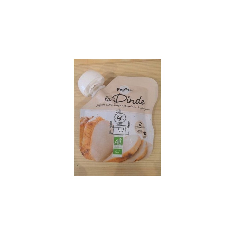 GOURDE PUREE DINDE 60 G BIO GOURDE PUREE DINDE 60 G BIO