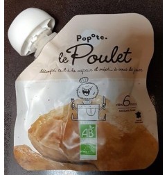 GOURDE PUREE POULET 60 G BIO