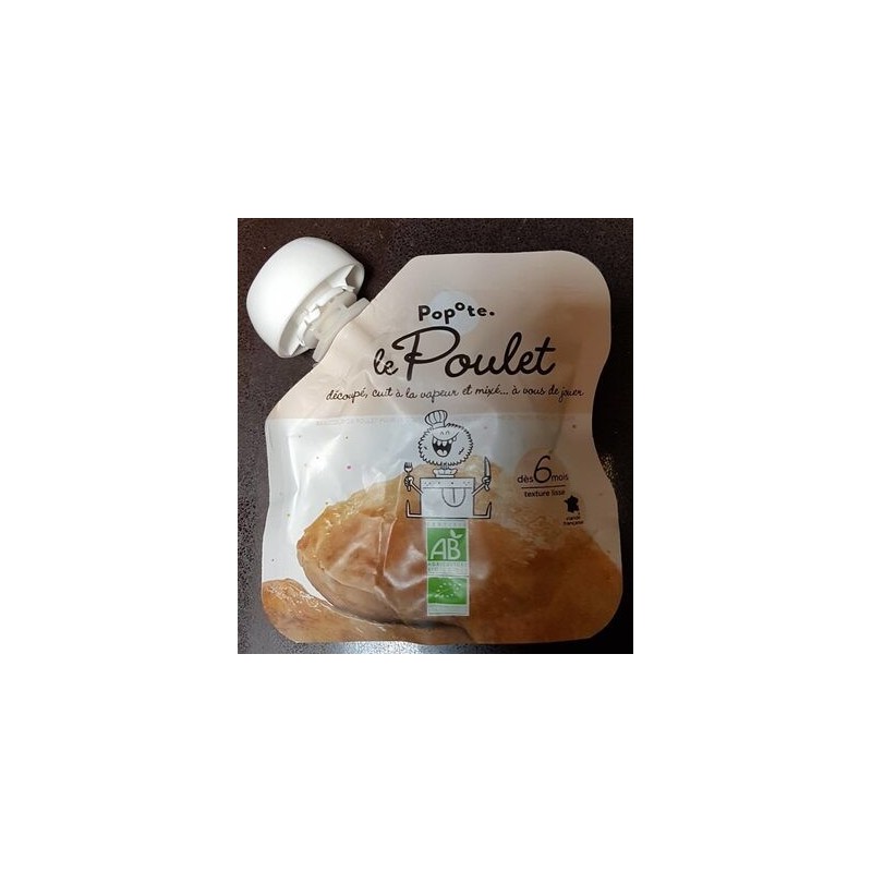 GOURDE PUREE POULET 60 G BIO