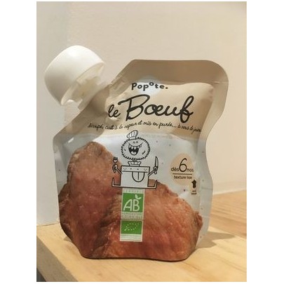 GOURDE PUREE BOEUF BIO 60 G