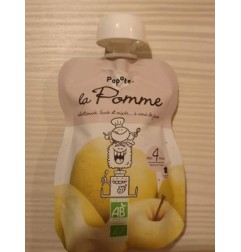 GOURDE COMPOTE POMME LISSE BIO
