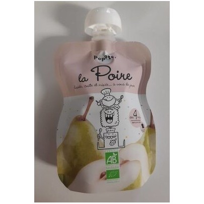 GOURDE COMPOTE POIRE  120  G