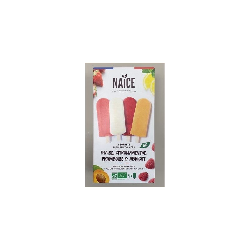 NAICE MIX 4 SORBETS 4X65G NAICE MIX 4 SORBETS 4X65G