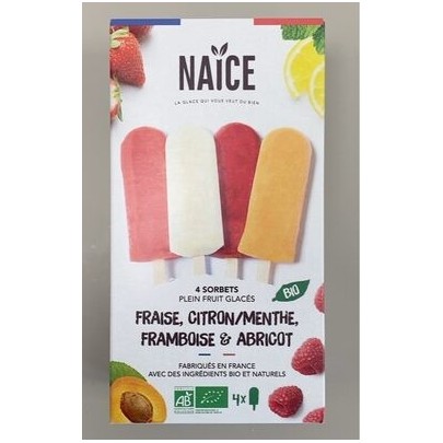 NAICE MIX 4 SORBETS  4X65G