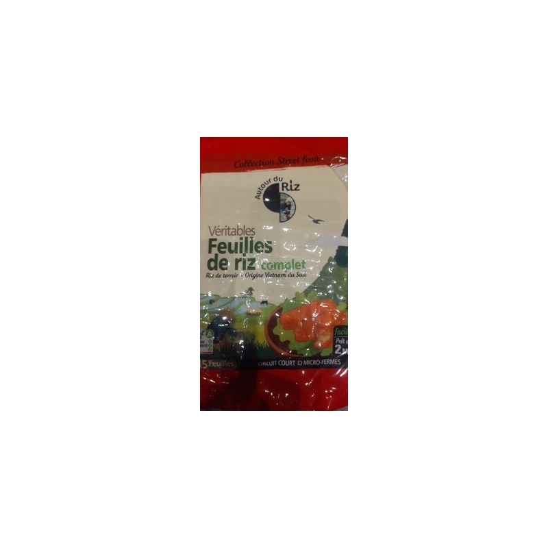 FEUILLES DE RIZ COMPLET 150 G