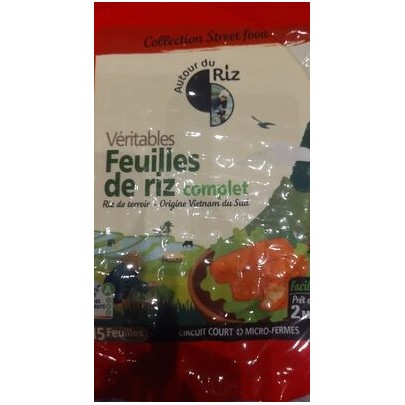 FEUILLES DE RIZ COMPLET 150 G