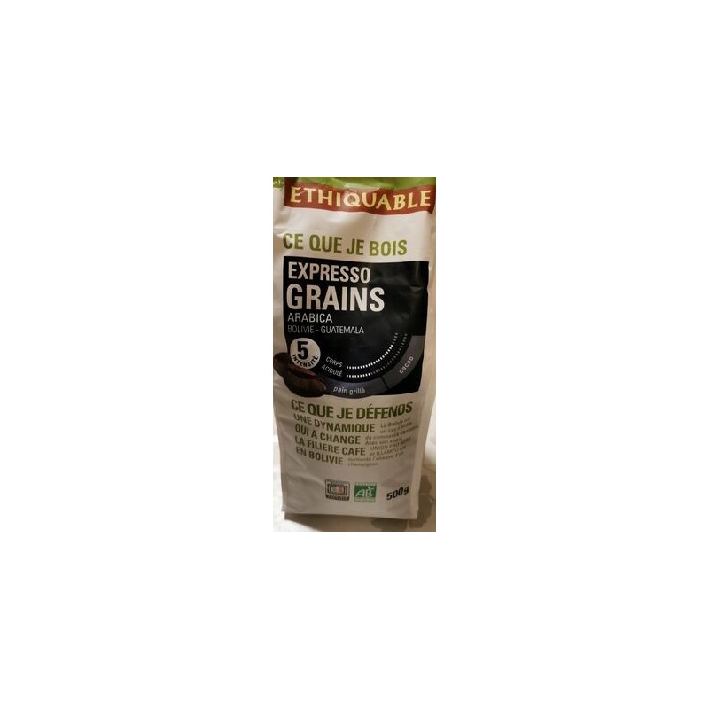 CAFE GRAINS EXPRESSO BIO 500G CAFE GRAINS EXPRESSO BIO 500G
